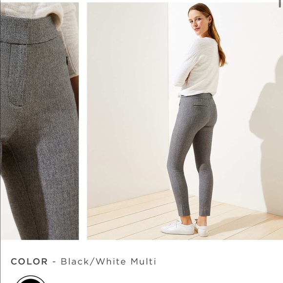 LOFT Speckled Skinny pants - Picture 3 of 5